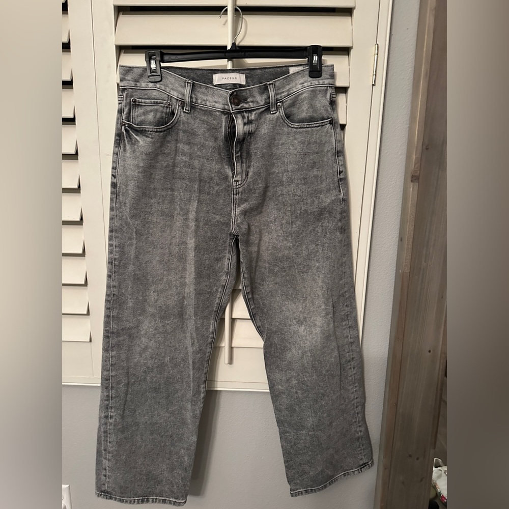 PacSun Men's Relaxed Fit Gray Jeans